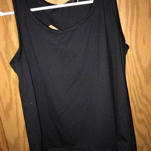 black tank top
